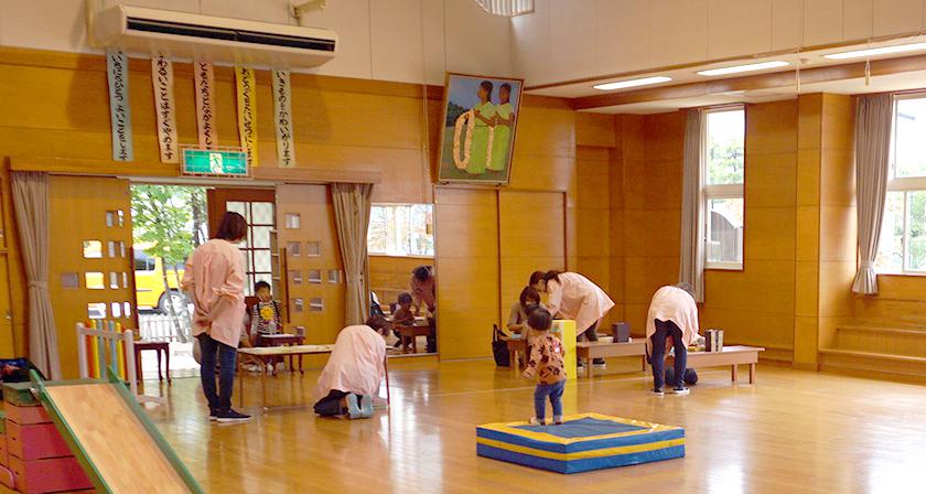 在園児向け「おひさまクラブ」の様子